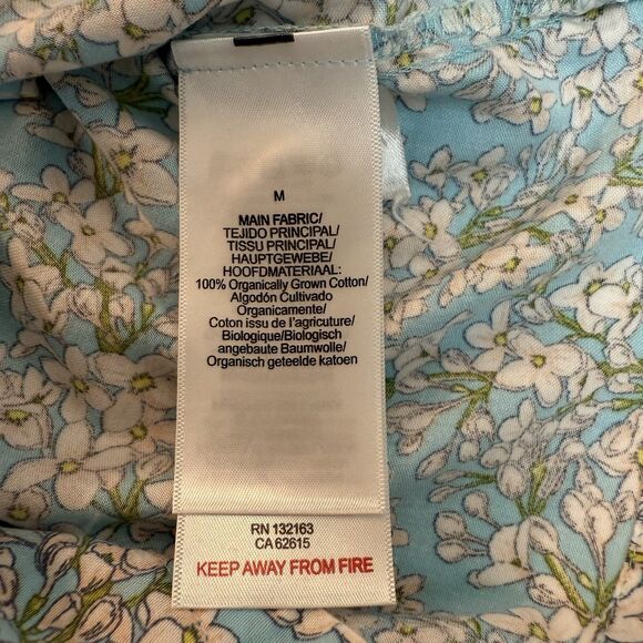 Bed Head Pajamas Set Short Sleeves Shorts Flannel Medium Organic Cotton Lounge - Picture 7 of 16